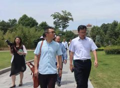 浦东水务和长桥山庄向导考察福寿园和ng电子游戏集团